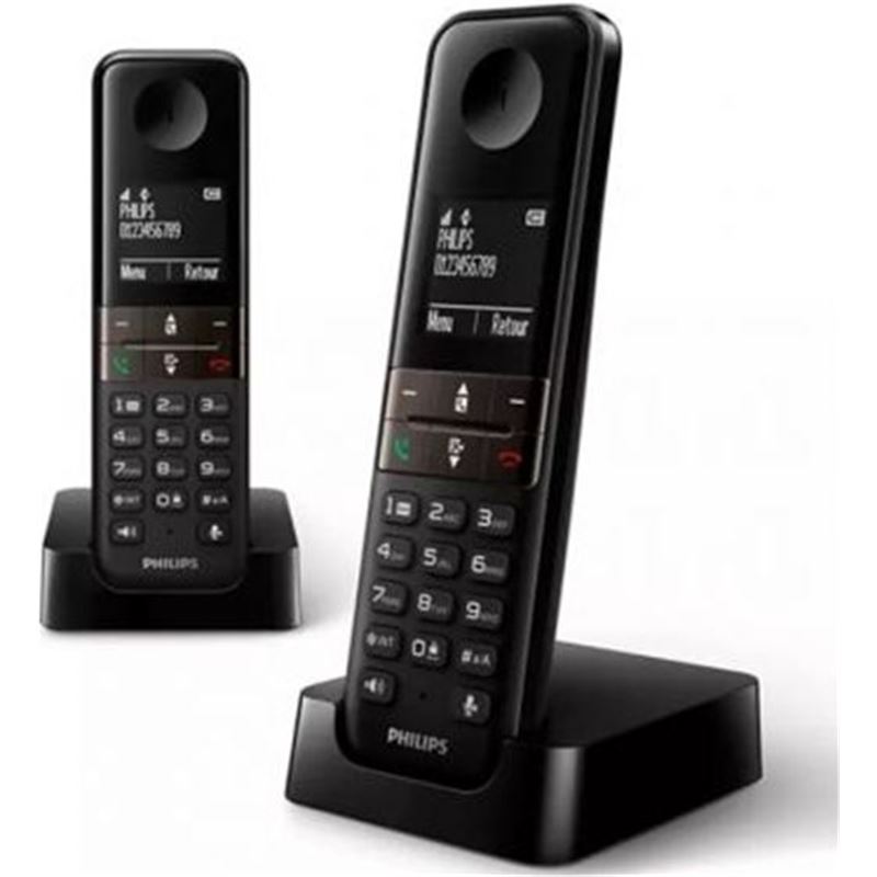 Alcatel F890 Dúo Negro-Plata / Teléfonos inalámbricos
