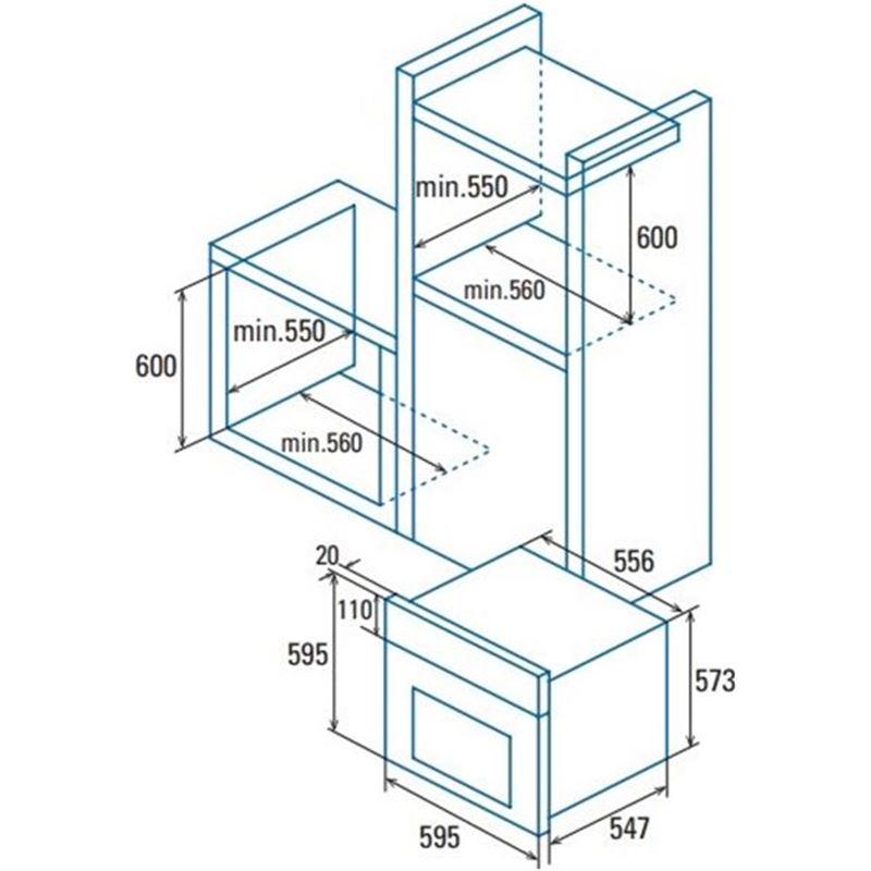 HORNO MULTIFUNCION CATA CM 760 AS WH – TuElectrodoméstico