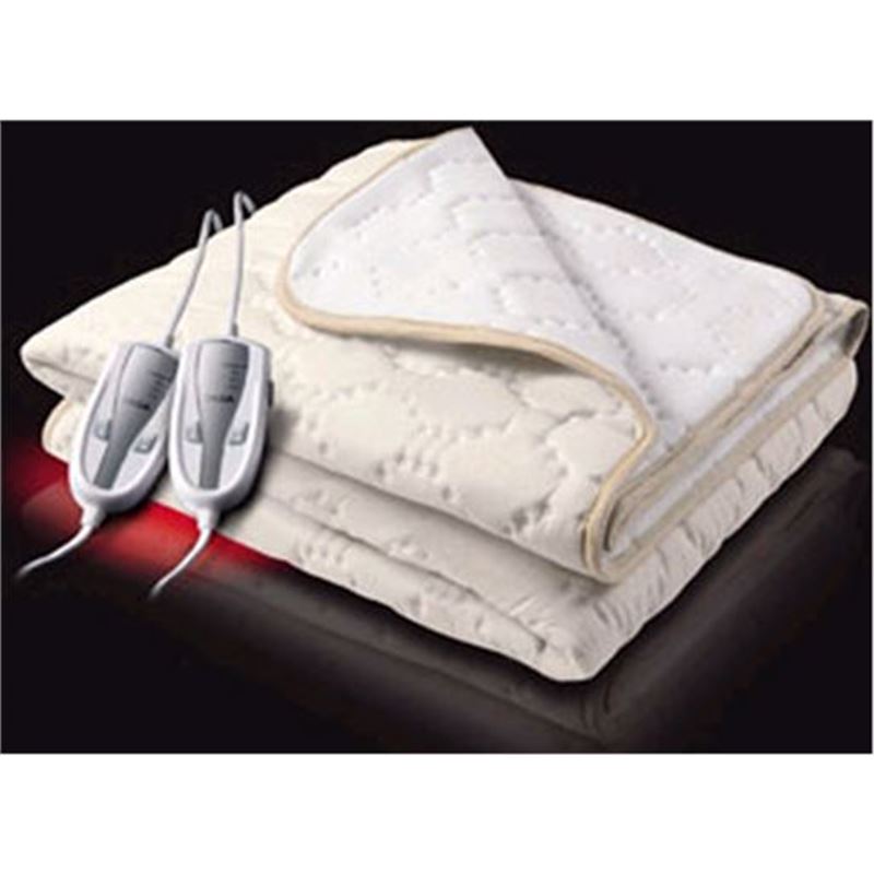 Daga E2 manta eléctrica y almohadilla Calentador de cama eléctrico 110 W  Blanco